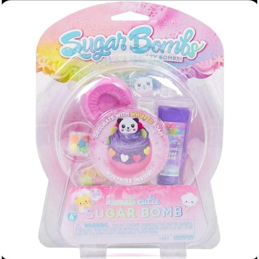 Hawaii Cutie Sugar Bomb Surprise Fizzy Bombs DIY Bath Bomb Fun NEW